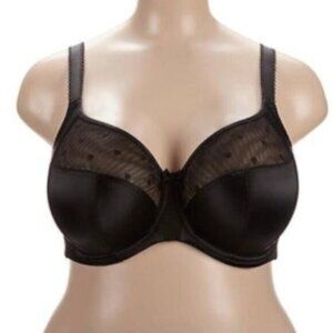 NWT Sculptresse by Panache Black Sexy Lace Contour Bra 38FF